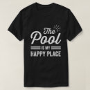 Search for my happy place tshirts Swimming