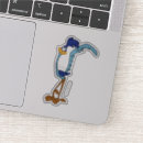 Search for roadrunner stickers Looney tune character