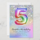 Search for glitter confetti birthday invitations Children