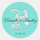 Search for letter h wedding stickers Initial