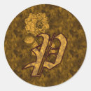 Search for initial p stickers Elegant