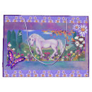 Search for unicorn christmas gift bags Purple