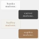 Search for name kids labels Modern