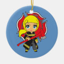 Search for firefighter christmas tree decorations Firewoman