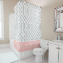 Search for pink grey shower curtains Modern