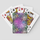 Search for translucent playing cards Abstract
