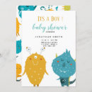 Search for monster baby invitations Little