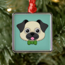 Search for papillon dog christmas tree decorations Pug