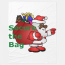 Search for black santa blankets Funny christmas