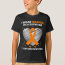 Search for orange kids tshirts Cancer