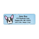 Search for boston return address labels Cartoon