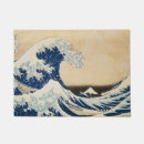 Search for japanese doormats Katsushika hokusai