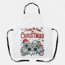 Search for gamer aprons Santa
