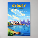 Search for sydney vintage travel posters Illustration