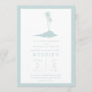 Search for simple beach wedding invitations Palm tree