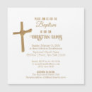 Search for classic christening invitations White