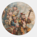 Search for circus monkeys stickers Children