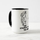 Search for black lion mugs Strength