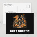 Search for spooky haunted house postcards Dark