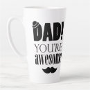 Search for graphic typography mugs Father