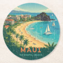 Search for vintage travel coasters Aloha