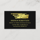Search for mobile detailing business cards Elegant