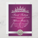 Search for diamond and pearls birthday invitations Pink