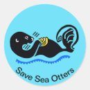 Search for sea otter stickers Ocean