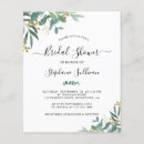 Search for eucalyptus leaves bridal shower invitations Botanical