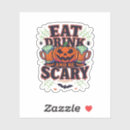Search for creative skull stickers Trick or treat