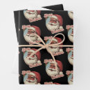 Search for retro santa wrapping paper Winter