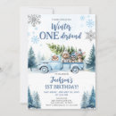 Search for christmas 1st birthday invitations Woodland animals