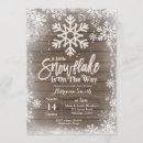 Search for snowflake baby shower invitations Rustic