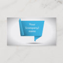 Search for origami business cards Colourful