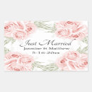 Search for marry rectangle stickers Just married