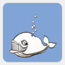 Search for black and white whale stickers Blue
