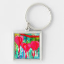 Search for heart abstract key rings Floral