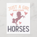Search for horse girl postcards Hearts