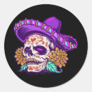 Search for mexican sugar skulls stickers Skeleton