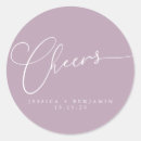 Search for lilac wedding stickers Minimalist