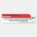 Search for sex bumper stickers Equality