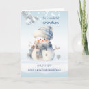 Search for for great grandson christmas cards Snowman