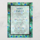 Search for peacock feathers invitations Watercolor