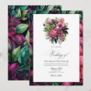 Search for fuchsia and black invitations Watercolor