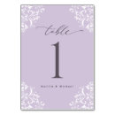 Search for purple table wedding table cards Luxury
