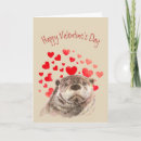 Search for otter valentines day cards Animal