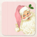 Search for vintage santa claus coasters Pink