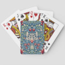 Search for art nouveau playing cards Red