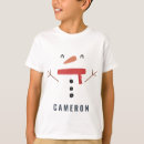 Search for snowman kids tshirts Santa