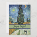 Search for road tree invitations Van gogh